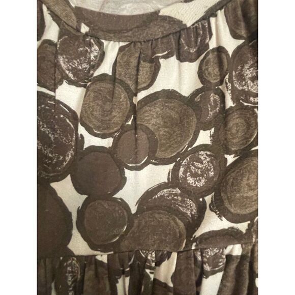 CAbi Brown Circles Scoop Neck Dress US 10 - Picture 3 of 4